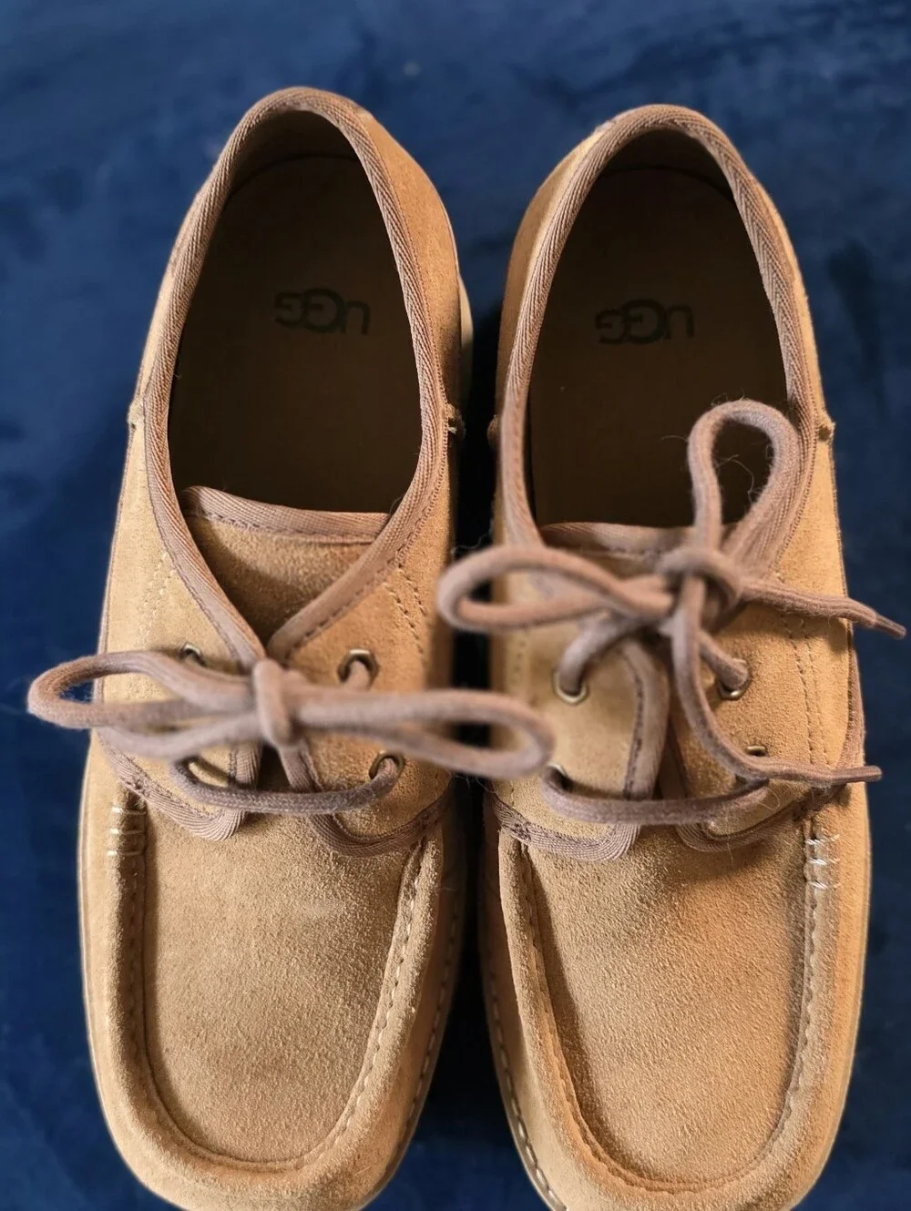 UGG Women's Cityfunc Suede Platform Lace-Up Shoes – Size 8- Worn ONCE